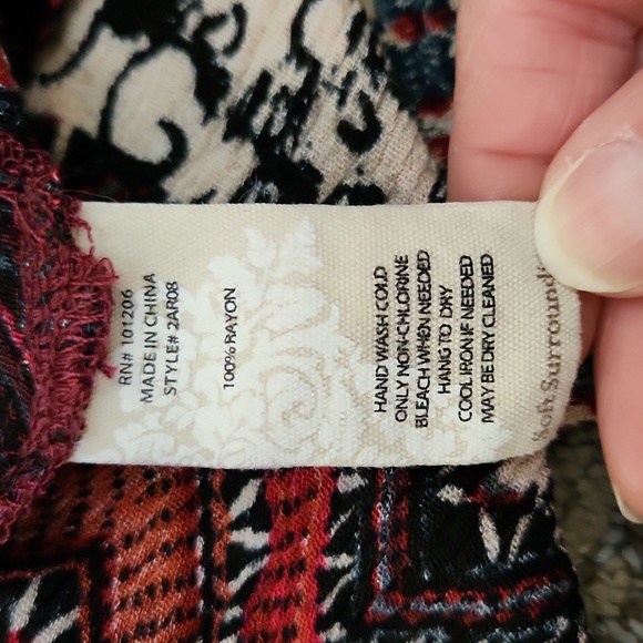 Soft Surroundings Marcelo Smocked Maxi Dress Size Large - Picture 14 of 16